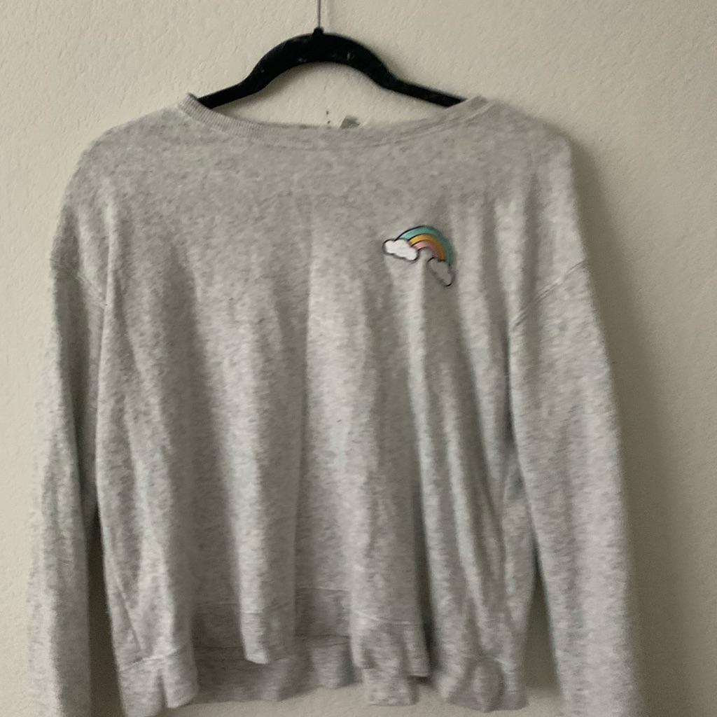 Grey Patch Sweater